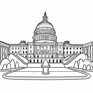 Iconic Washington Dc Landmarks Coloring Page 54942-45724