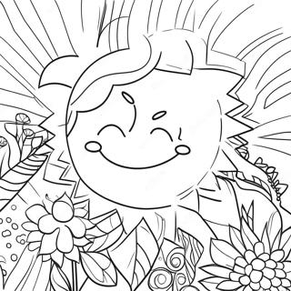 You Are My Sunshine Coloring Page 55001-45768