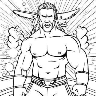 Wwe Coloring Page 5502-4404