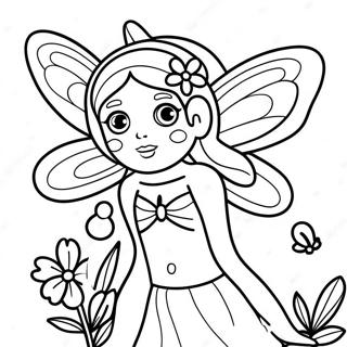 Butterfly Fairy Coloring Pages