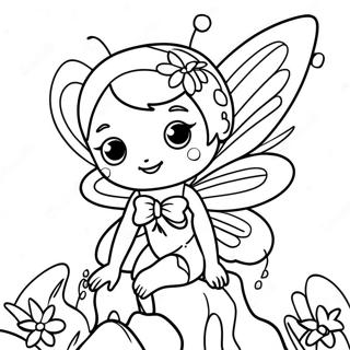 Butterfly Fairy Coloring Page 55031-45791