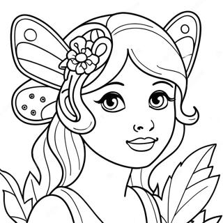 Butterfly Fairy Coloring Page 55031-45792