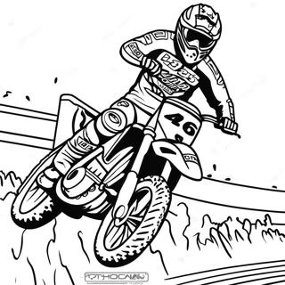 Eli Tomac Racing Action Coloring Page 55052-45814