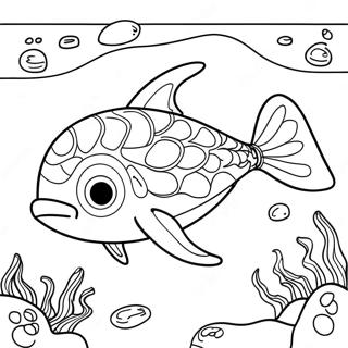 Kyogre Swimming In The Ocean Coloring Page 55072-45826