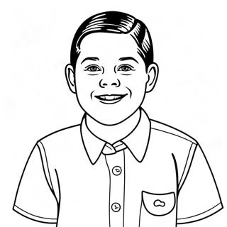 Young Sheldon Coloring Pages