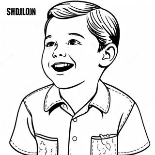 Young Sheldon Coloring Page 55081-45834