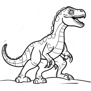 Fierce Indoraptor In Action Coloring Page 55092-45845