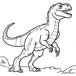 Fierce Indoraptor In Action Coloring Page 55092-45848