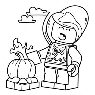 Lego Halloween Coloring Page 55121-45862