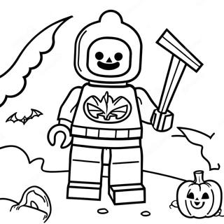 Lego Halloween Coloring Page 55121-45863