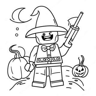 Lego Halloween Coloring Page 55121-45864