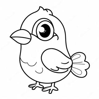 Cute Bird Coloring Page 55131-45878