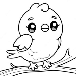 Cute Bird Coloring Page 55131-45879