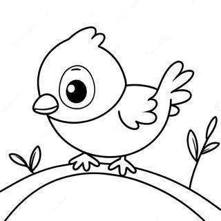 Cute Bird Coloring Pages