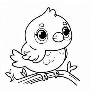 Adorable Baby Bird Coloring Page 55132-45876