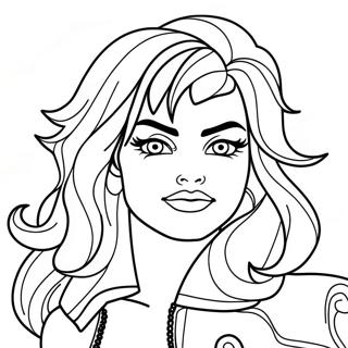 Jem And The Holograms Coloring Page 55151-45899