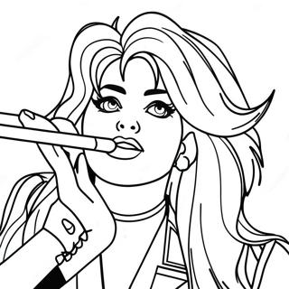 Jem And The Holograms Coloring Page 55151-45900