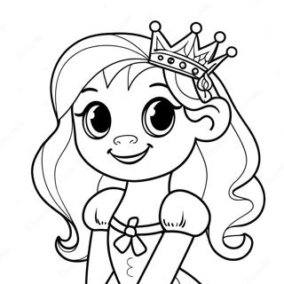 Princess Rainbow Coloring Page 55161-45902