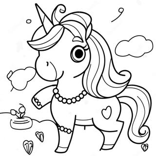 Princess Rainbow Coloring Page 55161-45904