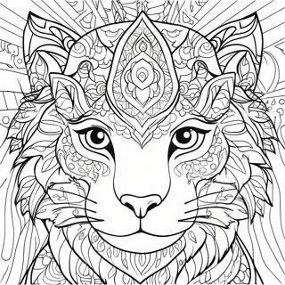 Detailed Animal Portrait Coloring Page 55202-45930