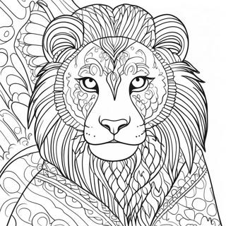 Detailed Animal Portrait Coloring Page 55202-45932