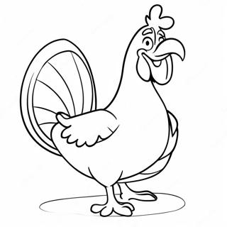 Foghorn Leghorn In A Comedic Pose Coloring Page 55222-45947