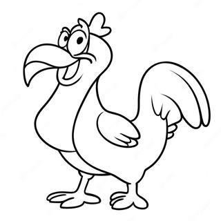 Foghorn Leghorn In A Comedic Pose Coloring Page 55222-45948