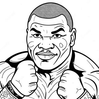 Mike Tyson Coloring Page 55231-45951