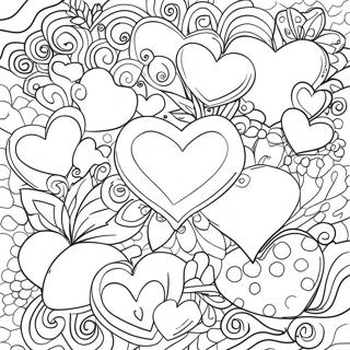 Sweet Hearts Bold And Easy Coloring Page 55241-45956