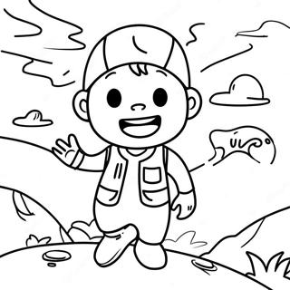 Adventurous Ryan Coloring Page 5524-4416