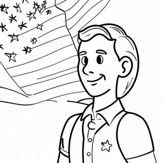 Pledge Of Allegiance Coloring Pages