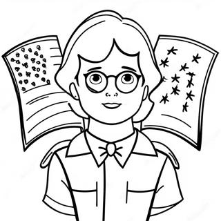 Pledge Of Allegiance Coloring Page 55281-45998