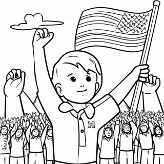 Pledge Of Allegiance Coloring Page 55281-46000