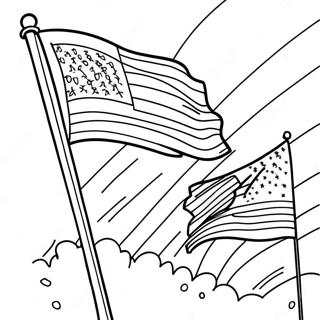 Colorful Pledge Of Allegiance Poster Coloring Page 55282-45994