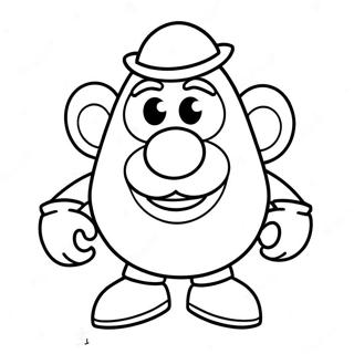 Mr Potato Head Coloring Pages