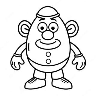 Mr Potato Head Classic Coloring Page 55301-46006