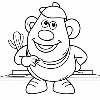 Mr Potato Head Classic Coloring Page 55301-46007