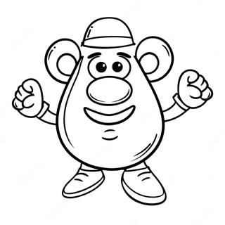 Mr Potato Head Classic Coloring Page 55301-46008