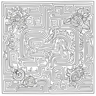 Maze Coloring Page 55311-46018