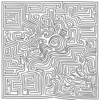 Maze Coloring Page 55311-46020