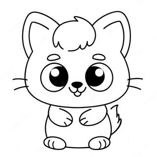 Cute Pomni Character Coloring Page 5534-4421