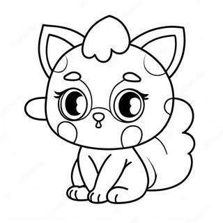 Cute Pomni Character Coloring Page 5534-4422