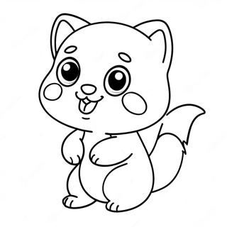 Cute Pomni Character Coloring Page 5534-4423