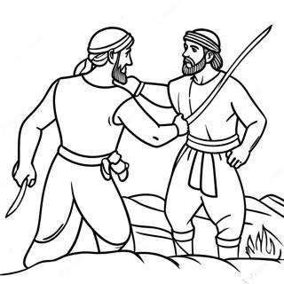 Courageous Rahab Helping Spies Coloring Page 55352-46049