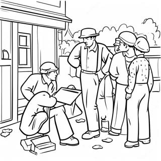 Great Depression Coloring Pages