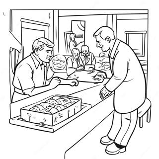 Great Depression Historical Scene Coloring Page 55371-46054