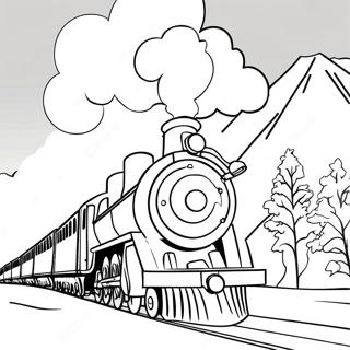 The Polar Express Coloring Page 55391-46083