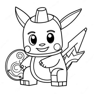 Lego Pokemon Coloring Page 55421-46103