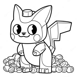 Lego Pokemon Coloring Page 55421-46104