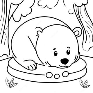 Bear Snores On Coloring Page 55431-46107